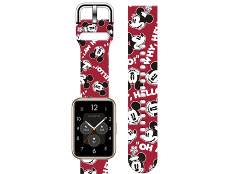 Correa Silicona Suave Personalizada Huawei Watch Fit 2 Mickey y Minnie