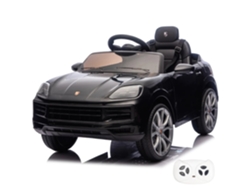 Vehículo Eléctrico Para Niños 12v - Porsche Cayenne - 1 A 5 Años - Negro