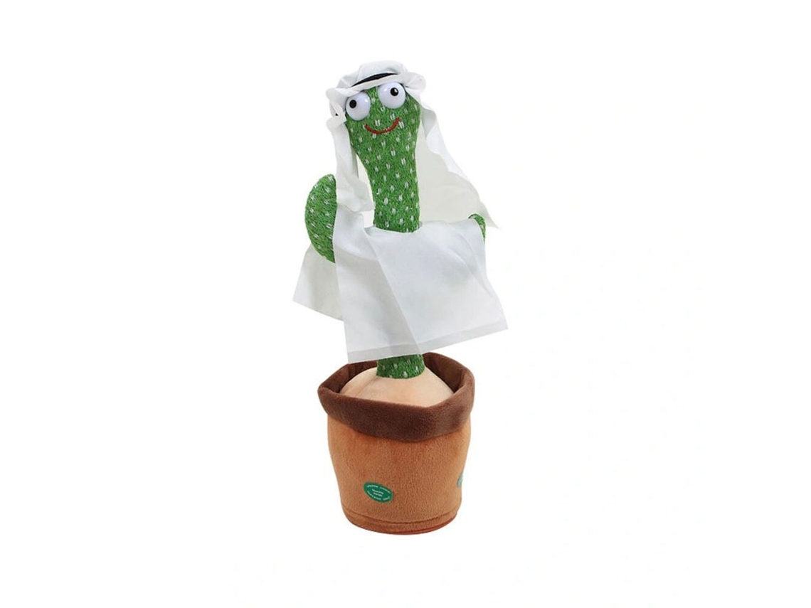 Peluche Interactivo Cactus Bailando Arzopa | Árabe | Repetir Escuchar | 120 Canciones