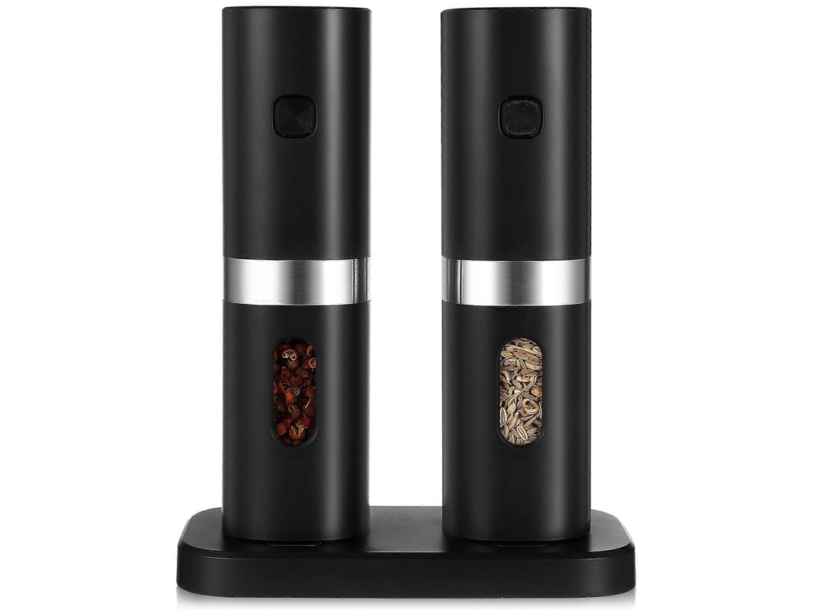 Molinillos eléctricos de sal y pimienta Rosewell con grano ajustable