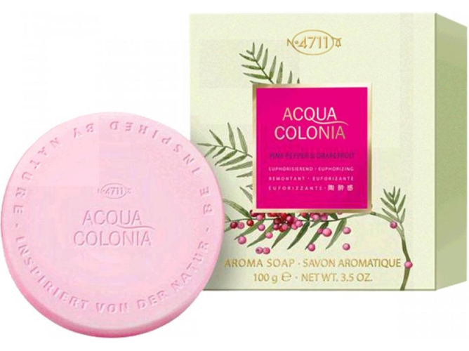 Jabón 4711 Acqua Pimienta Rosa Y Pomelo Aroma Jabon (100 g)