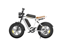 Bicicleta eléctrica todoterreno Engwe M20 con neumáticos de 20" de ancho, motor de 750 W y batería dual de 48 VE y 26 Ah.