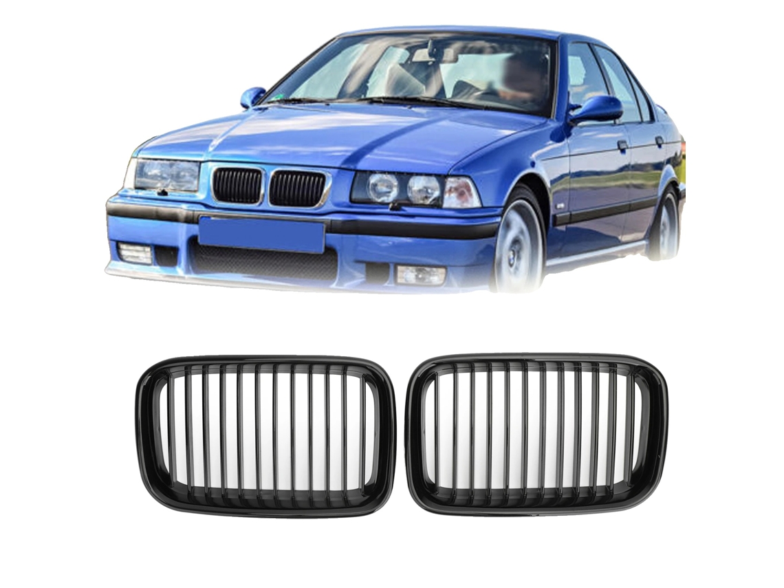 Parrilla deportiva para capó, material ABS, diseño de carreras OEM