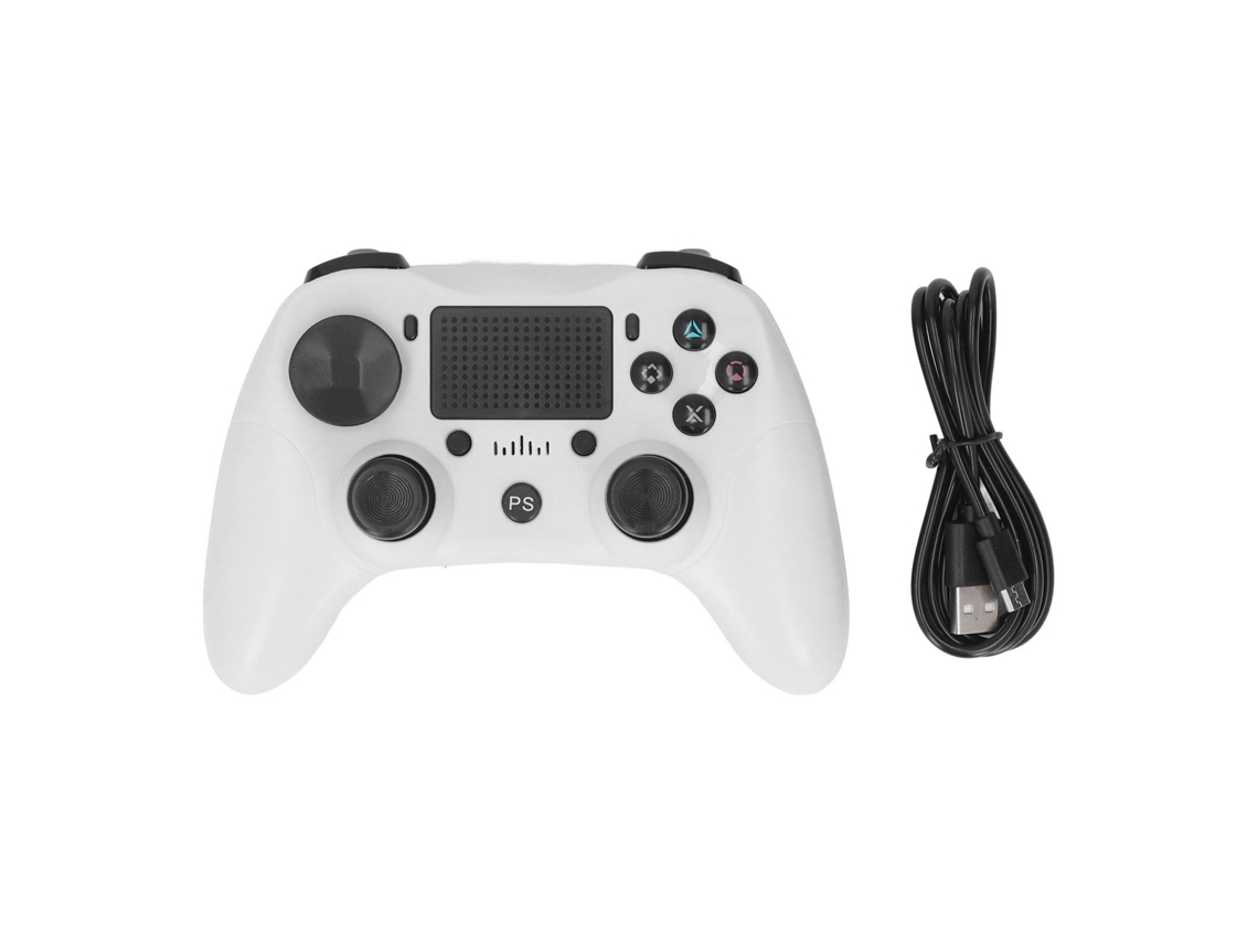 -controlador Inalámbrico Gamepad Six Axes Con Palancas De Alta Sensibilidad Botones Para Ps4 Blanco Mb P912