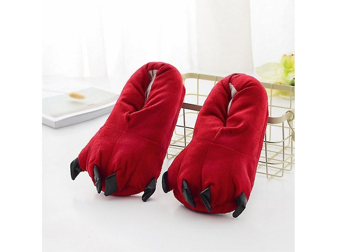 Lindas Pantuflas Peludas Con Forma De Pata De Animal Para Adolescentes Y Adultos, Tallas 27-44, Ideales Para Fiestas De Cosplay.