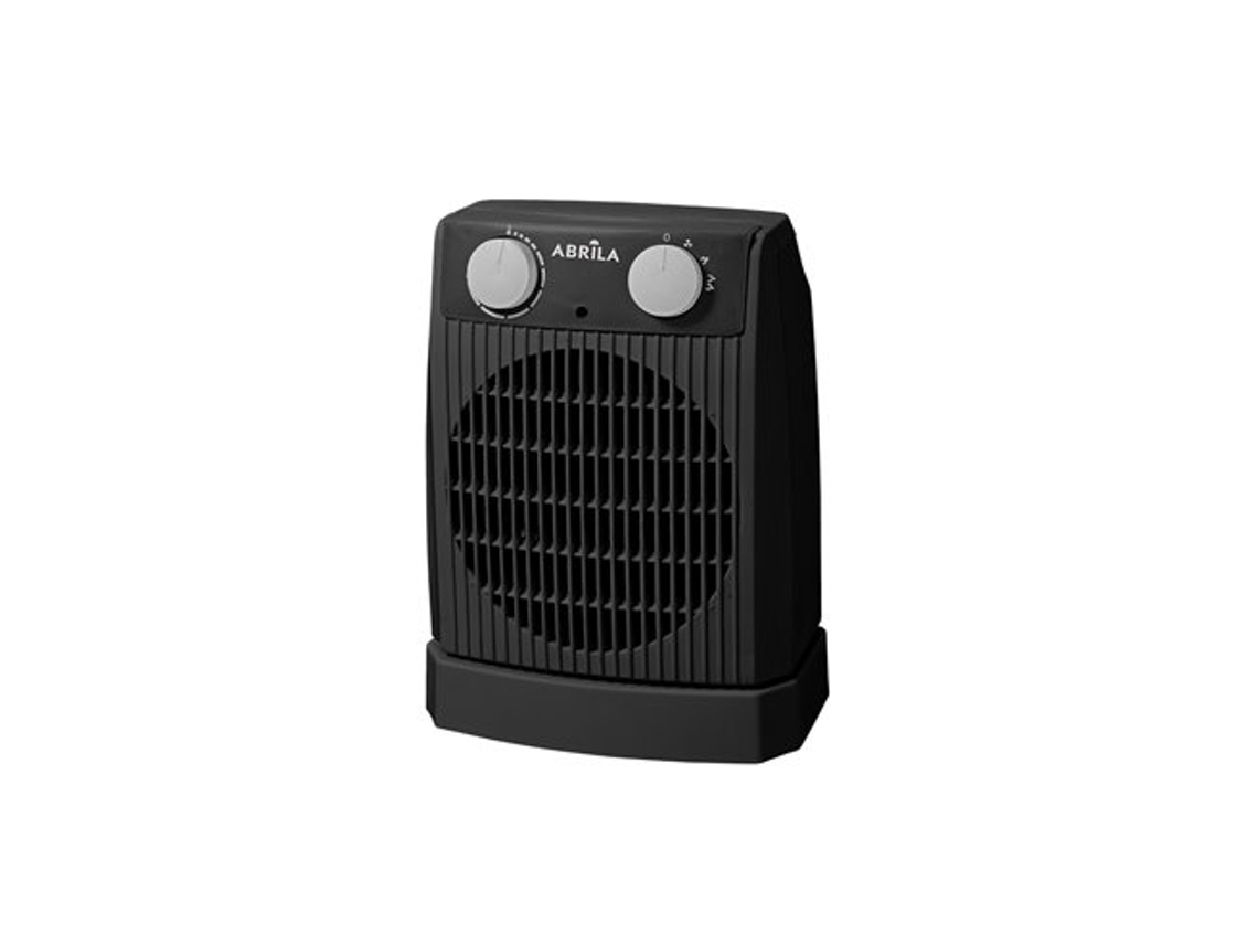 Termoventilador Eléctrico Nairobi Oscilante Gris/negro 2000w 2 Potencias 3 Funciones Antivuelco (26,4x20x12,9cm)