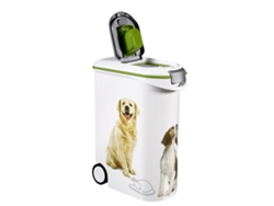 Contenedor de Alimento 20 Kg con Ruedas para Perros