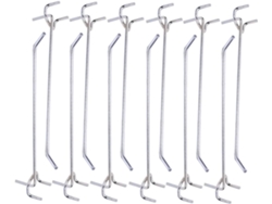 10 Ganchos De Acero Inoxidable Para Puertas De Baño, Perchas Para Colgar Toallas Y Ropa.