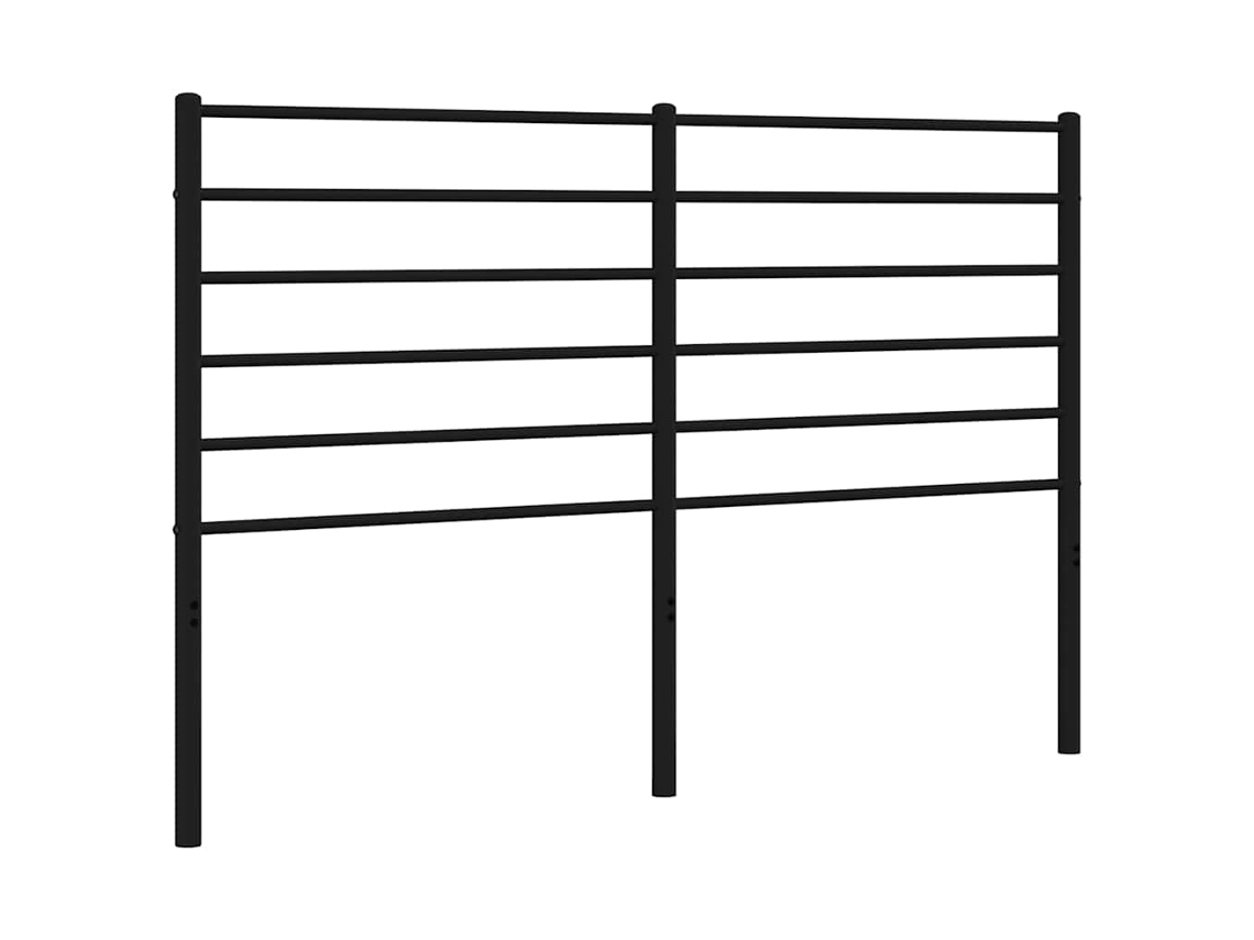 Cabecero VIDAXL Negro Acero (150 cm)