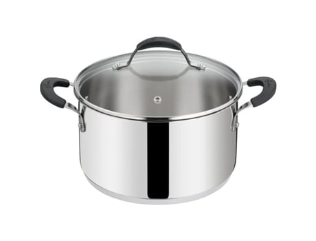 Olla de acero inoxidable de 18 cm con tapa. 12896031618 - LAGOSTINA