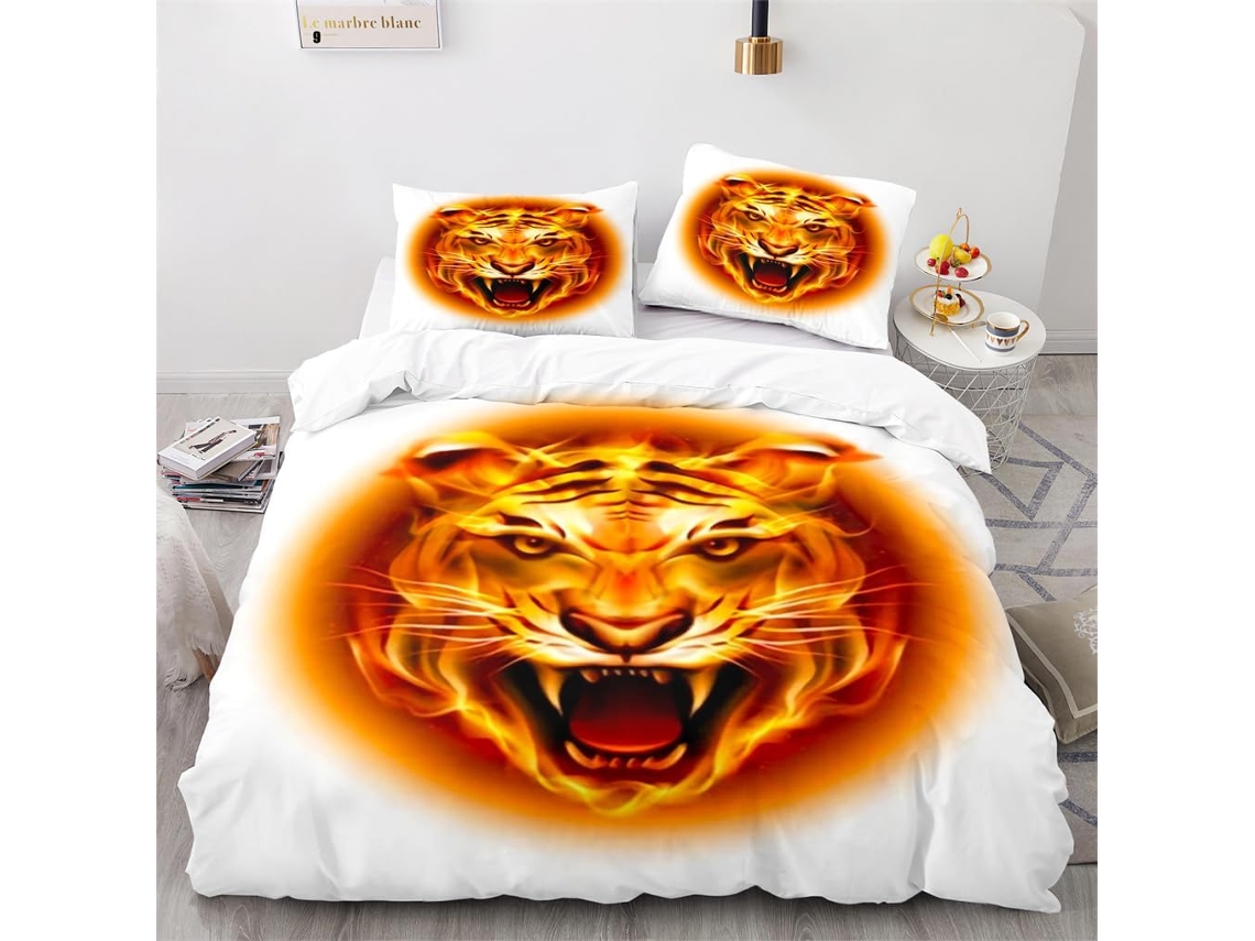 Juego Ropa Cama Estampado Funda Nórdica Niños Niñas Adolescentes Almohada Juego Color Diseño 200x200 Cm
