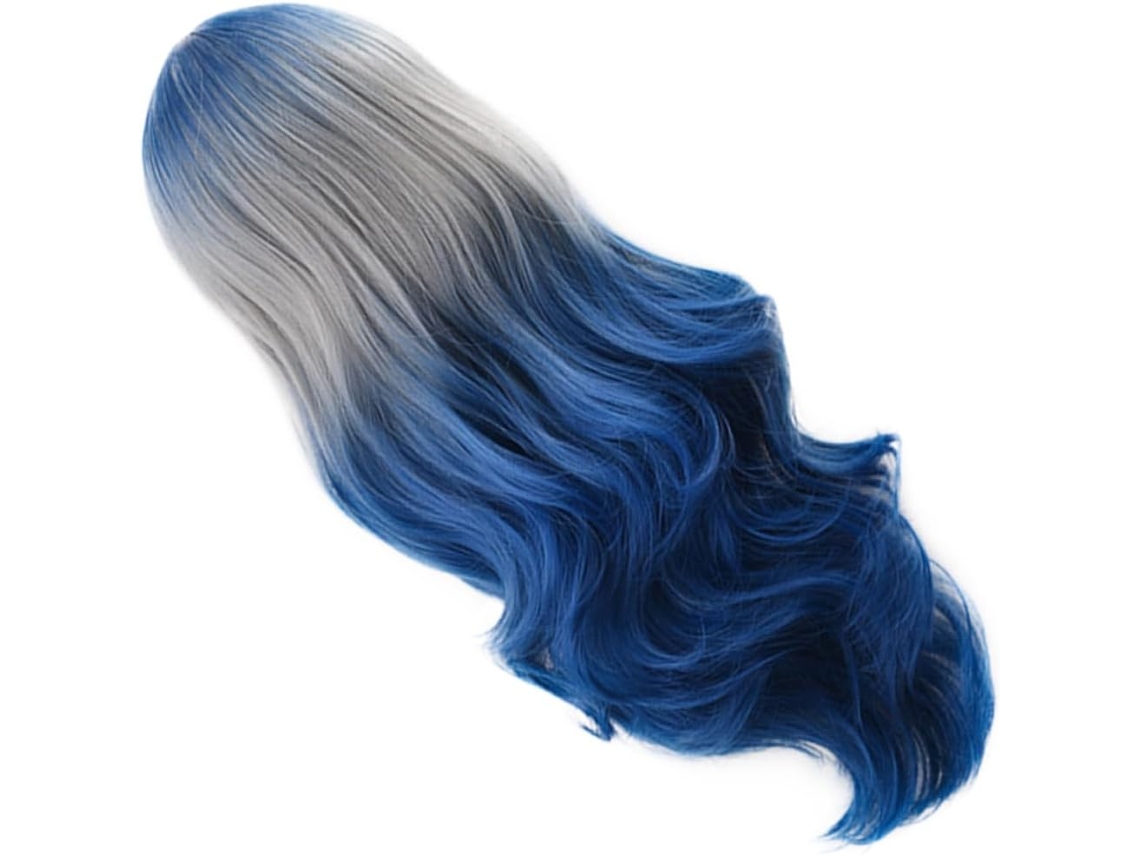 Peruca Longa E Encaracolada Com Efeito Ombré Para Mulheres, Ideal Para Cosplay E Festas.
