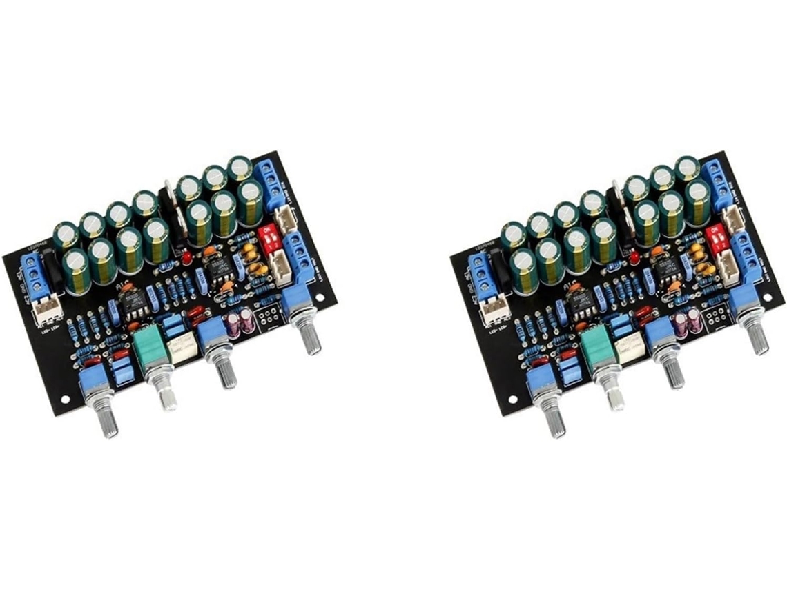 2 Preamplificadores Multifuncionales Prácticos Con Tarjeta De Tono