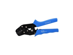 Alicates De Crimpado De Acero Cromo-vanadio Con Trinquete Para Terminales Awg 20-14 Con Pelado Cavo