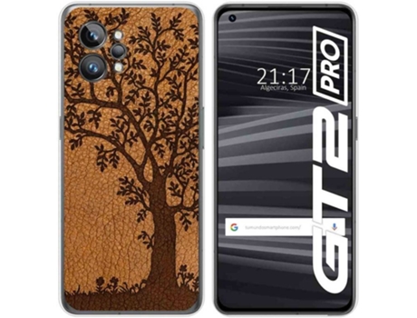 Carcasa para Realme GT 2 Pro 5G TUMUNDOSMARTPHONE Dibujos Cuero 03 Multicolor