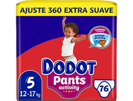 Pañales DODOT Pants Activity Extra T5 76 Unidades (Pack 2x38)