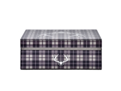 Caja de cristal para guardar anillos y pendientes