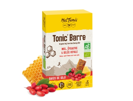 5 barritas energéticas TONIC' BIO - BAIES DE GOJI MELTONIC