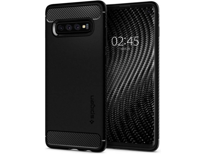 Carcasa Samsung Galaxy S10 SPIGEN Rugged armor Negro