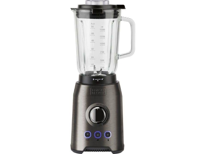 Batidora Vaso BLACK & DECKER BXJB1200E (1200 W - 1.5 L - Negro)