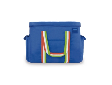 Bolsa Térmica Porta Alimentos 22L Con Doble Asa Valira Playa (Azul-35 x 47 x 25 cm)