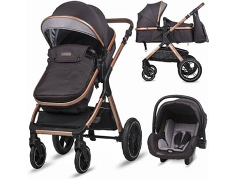 Carrito de Bebé COCCOLLE Melora Negro (90x46x100 cm)
