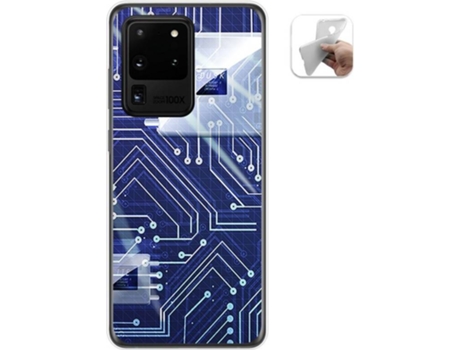 Carcasa Samsung Galaxy S20 Ultra TUMUNDOSMARTPHONE Circuito Multicolor