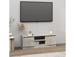 Estantería/Mueble de TV con Puerta 102X30X36 Cm Gris Cemento