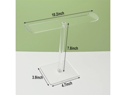 Soporte Acrílico Transparente Para Guardar Gomas Para El Pelo, Joyas Y Papel Higiénico.