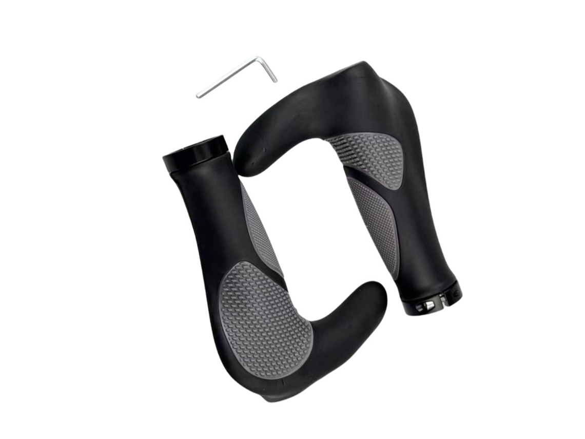 Puños Ergonómicos De Goma Para Manillar Con Extremos De Barra Para Mtb