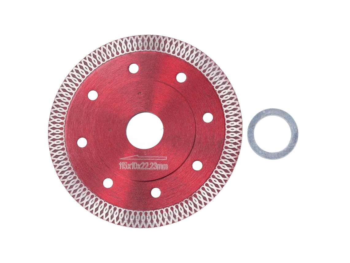 Disco de serra diamantado de 115 mm para corte a seco/úmido de cerâmica, granito, mármore, ferramenta redonda