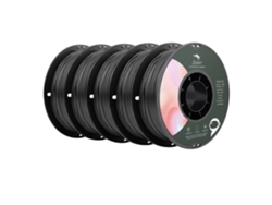 Filamento para impresora 3D, PLA, 1 kg, negro, 5 kg, OEM