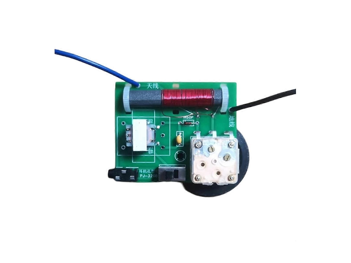 La radio de cristal tiene un transformador de adaptación de impedancia que puede recibir señales normalmente. Radio DIY GOKOCO