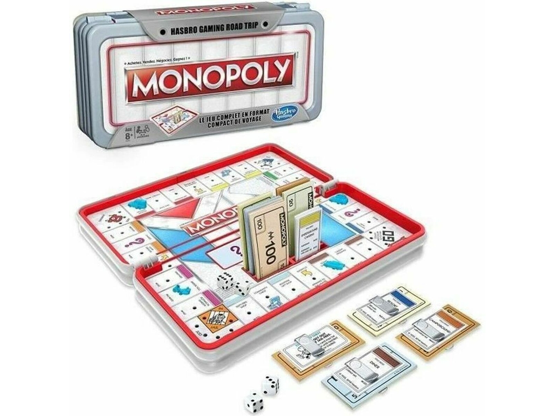 Juego Colectivo MONOPOLY Road Trip Voyage (Edad Mínima Recomendada: 8 años - Versión en Francês)