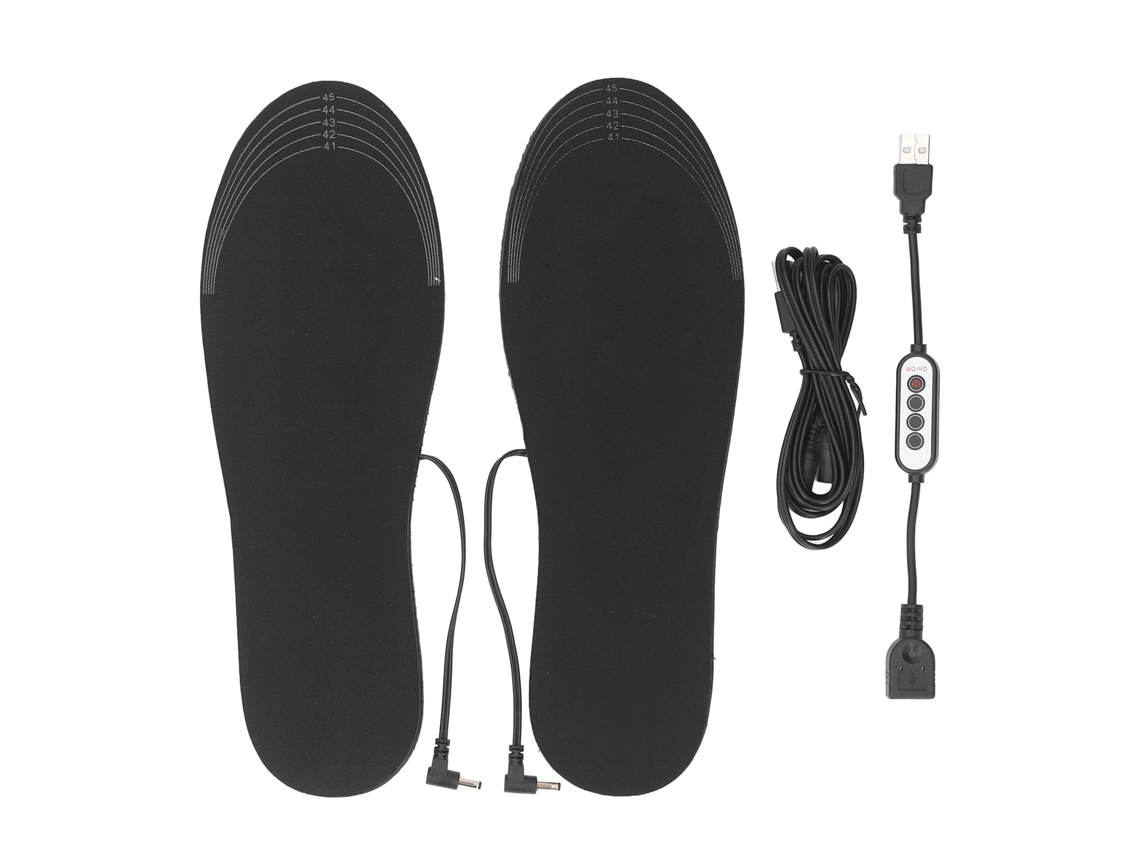 Plantillas Eléctricas Calefactables Usb Para Hombre, Para Deportes De Invierno Al Aire Libre, Ajustables De 40 A 50 ℃.