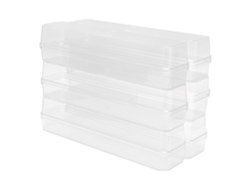 Cajas De Plástico Transparente Con Tapa Para Regalos De Pasteles, Dulces Y Sushi.