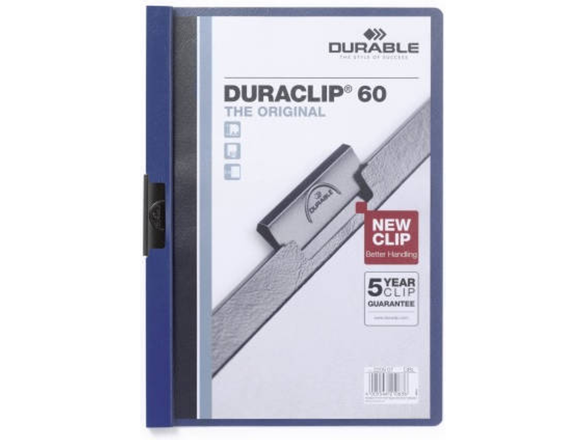 Carpeta DURABLE Duraclip 60 Azul (A4)