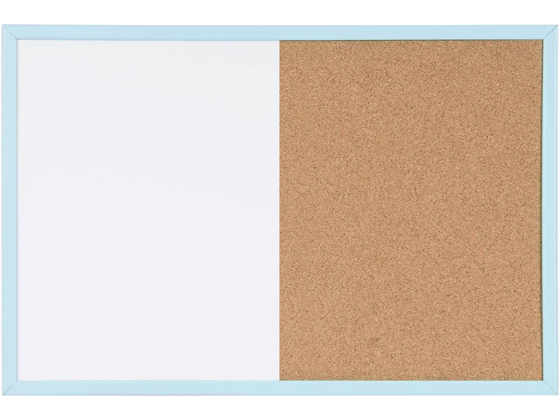 Pizarra Combinada BI-OFFICE Pastel Azul (60x45 cm - Magnético: Sí)