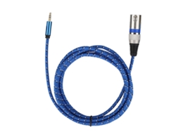Cable De Audio Estéreo De 3,5 Mm A Conector Xlr Hembra, 3 Metros.