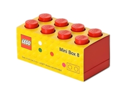 LEGO Mini Caja de Almacenamiento 40121730 Apilable Rojo