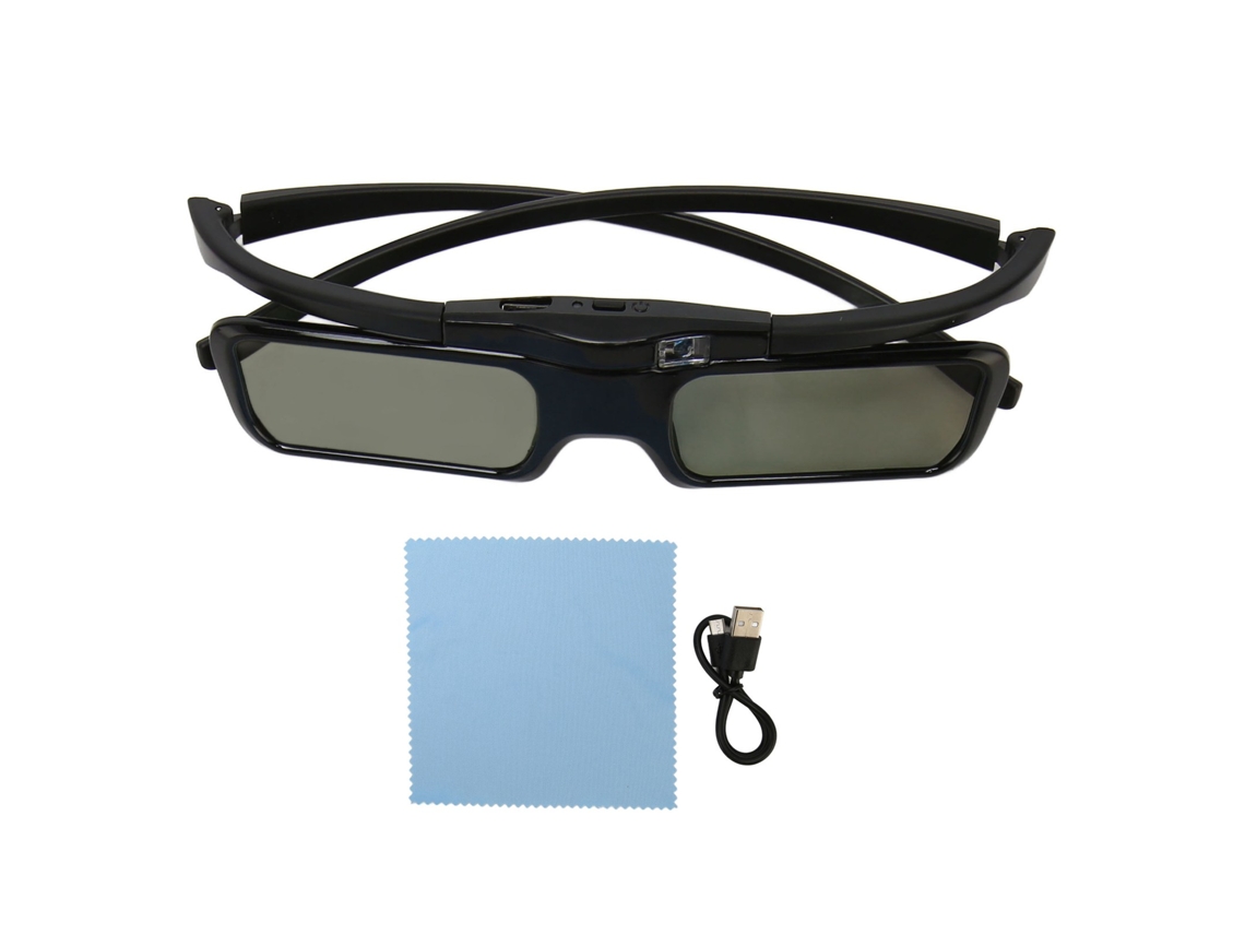 Gafas 3d Dlp Link Con Lentes Hd 1080p Y Cierre Activo Para Proyectores 3d Dlp.