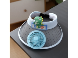 (blue Dragon) Sombrero Con Ventilador Solar Para Viajes Al Aire Libre Y Ciclismo - Protección Solar