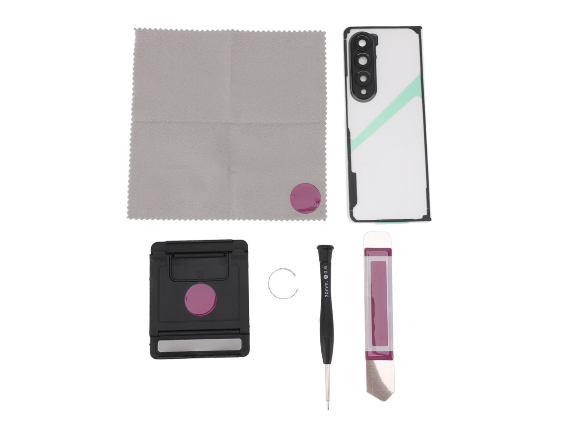 Cubierta Trasera De Vidrio, Carcasa Y Puerta De Reemplazo Para Galaxy Z Fold 4 5g F936 Con Herramientas