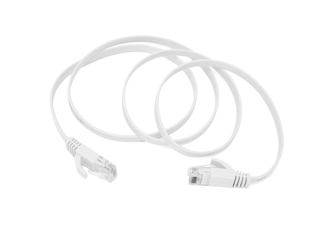 Cable Ethernet Gigabit Cat6 de 8 núcleos, par trenzado plano de cobre, 0,5 metros