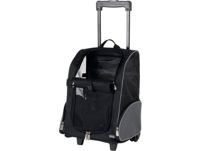 Transportín para Perros TRIXIE Con Ventana (Negro - 36x50x27cm - Poliéster - Hasta: 8 Kg - S - Porte Pequeño)