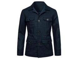 Chaqueta Safari De Lino Estilo Retro Para Hombre, Gentry Casual Outdoor Clothing, Primavera/otoño