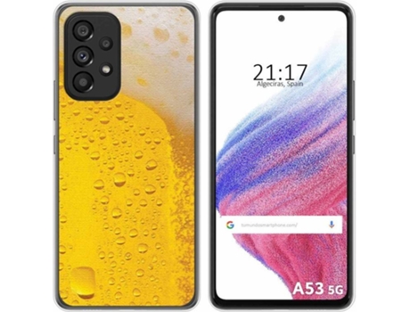 Carcasa para Samsung Galaxy A53 5G TUMUNDOSMARTPHONE Dibujos Cerveza Multicolor