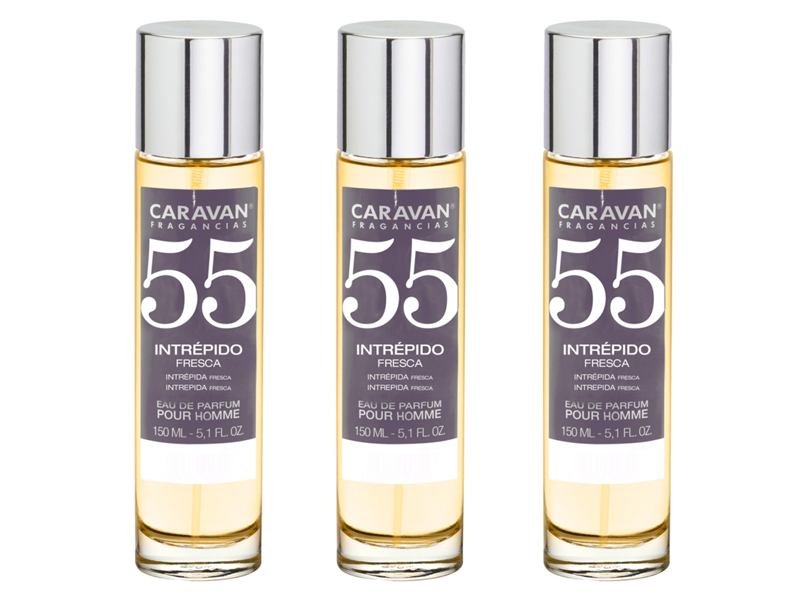 3x CARAVAN Perfume de Hombre Nº55 - 150ml