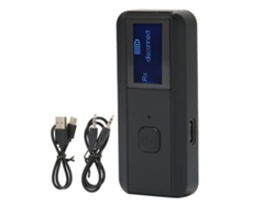Adaptador De Áudio Bt 5.0 2 Em 1 Com Tela Lcd Transmissor Receptor Sem Fio C29 Para Múltiplos Dispositivos