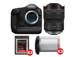 Canon Eos R1 + Rf 10-20mm F/4 L Is Stm + 3 Sandisk 512gb Extreme Pro Cfexpress Type B + 3 Canon Lp-e19 + Ebook “20 Consejos Para Fotos Que Impactan”